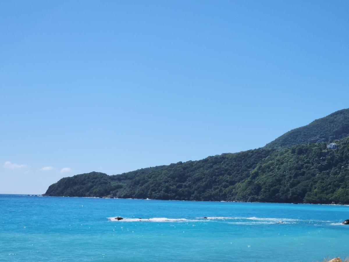 Beachfront Apartment, Quiet 4 Beds, 1 Bath, Ac, Wi-Fi, Hot Water, In Paraiso Near Los Patos Kültér fotó