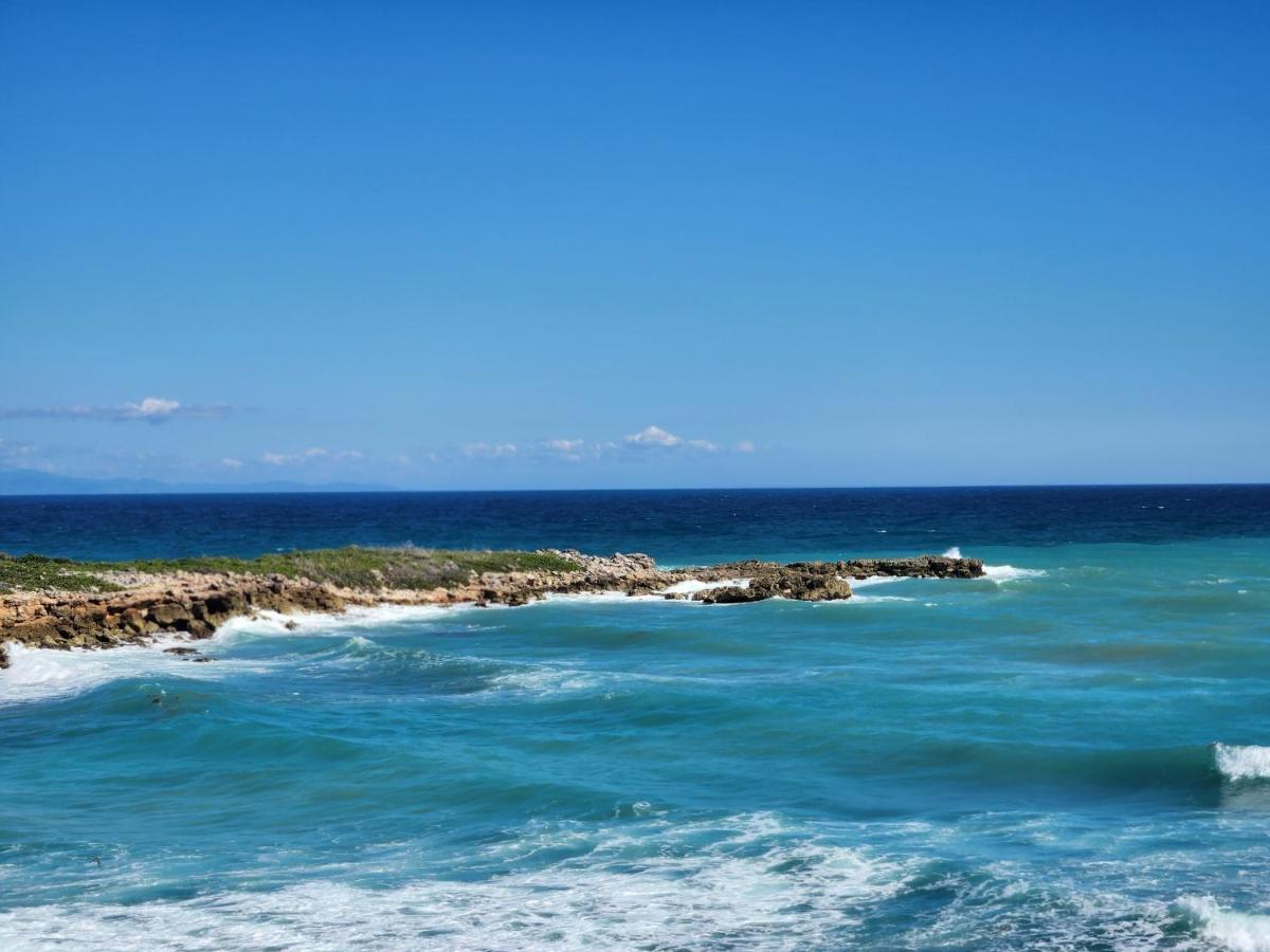 Beachfront Apartment, Quiet 4 Beds, 1 Bath, Ac, Wi-Fi, Hot Water, In Paraiso Near Los Patos Kültér fotó