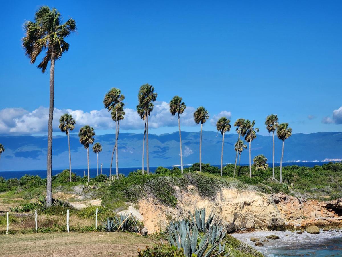 Beachfront Apartment, Quiet 4 Beds, 1 Bath, Ac, Wi-Fi, Hot Water, In Paraiso Near Los Patos Kültér fotó